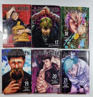 Jujutsu Kaisen 16,17,18,19,20,21 (anglicky)