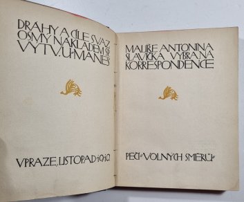 Vybraná korespondence malíře Antonína Slavíčka