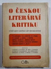 O českou literární kritiku - 