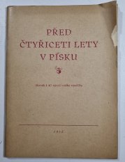 Před čtyřiceti lety v Písku - 
