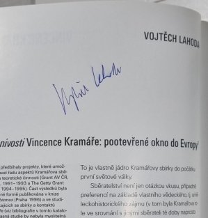 Vincenc Kramář - od starých mistrů k Picassovi  (4x PODPIS)
