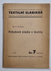 Pohybové studie v textilu - Textilní slabikář