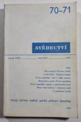 Svědectví 70-71/1983 ( ročník XVIII ) - 