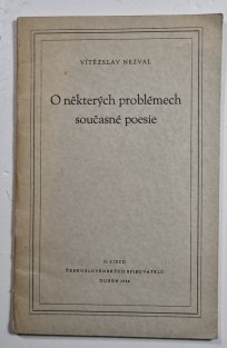O některých problémech současné poesie