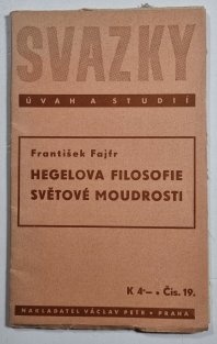 Hegelova filosofie světové moudrosti