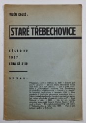 Staré Třebechovice č. XXII. (22) / 1937 - Vlastivědný sborníček pro Třebechovice a okolí