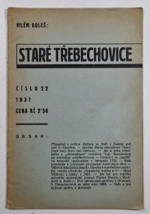 Staré Třebechovice č. XXII. (22) / 1937
