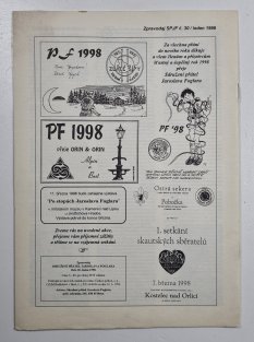 Zpravodaj Sdružení přátel Jaroslava Foglara č. 30/1998