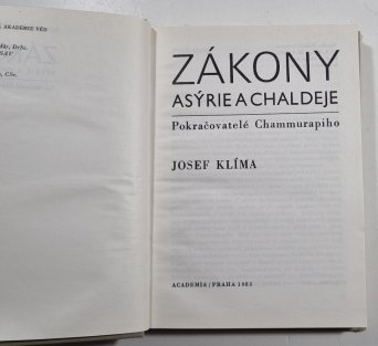 Zákony Asýrie a Chaldeje