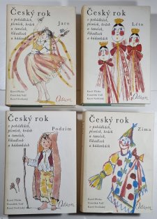 Český rok v pohádkách, písních, hrách a tancích, říkadlech a hádankách 1-4 ( Jaro + Léto+ Podzim + Zima )