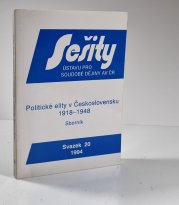 Politické elity v Československu 1918-1948 - sborník