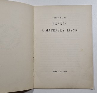Básník a mateřský jazyk