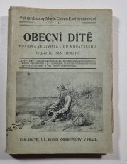 Obecní dítě - Povídka ze života lidu moravského