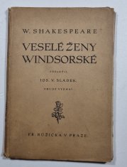 Veselé ženy windsorské - Veselohra v pěti jednáních