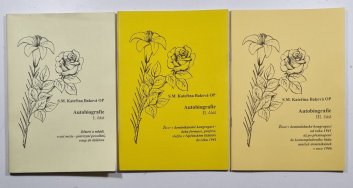 Autobiografie I.-III. část