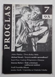 Proglas 7/1993, roč. IV. - Revue politiku a kulturu