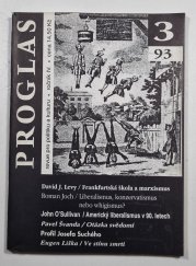 Proglas 3/1993, roč. IV. - Revue politiku a kulturu