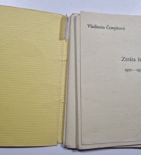 Ztráta řeči 1970-1972
