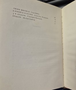 Píseň díků - Čeští a slovenští básníci Stalinovi