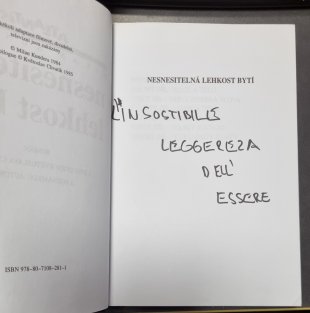 Nesnesitelná lehkost bytí