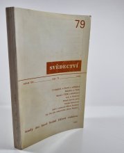 Svědectví 79/1986 ( ročník XX. ) - 