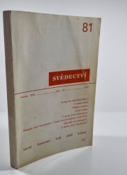 Svědectví 81/1987 (ročník XXI) - 