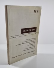Svědectví 87/1989 (ročník XXII ) - 