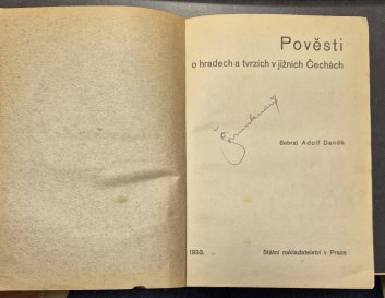 Pověsti o hradech a tvrzích v jižních Čechách