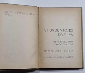 S pumou v ranci do Zlína