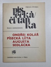 Písecká čítanka - Písecká léta Augusta Sedláčka - Monografie