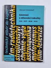 Lícovací a dílenské tabulky - ISA, OST, DIN, ASA - 