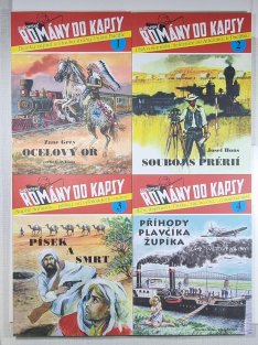 SUDOPSKÉ Romány do kapsy 1 - 10 ( RODOKAPS )