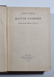 Matyáš Sandorf - Nový hrabě Monte Christo