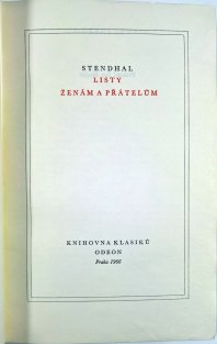 Listy ženám a přátelům