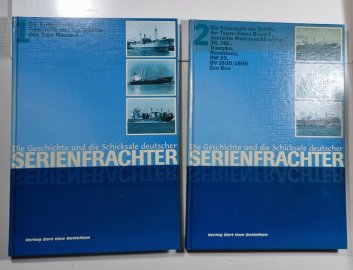 Die Geschichte und die Schicksale deutscher Seriefrachter 1+2