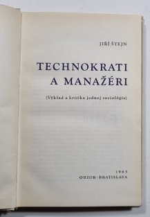 Technokrati a manažéri (slovensky)