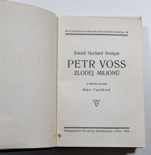 Petr Voss - Zloděj milionů
