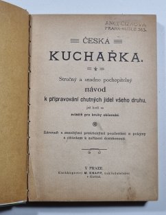Česká kuchařka