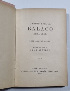 Balaoo - Král lesů