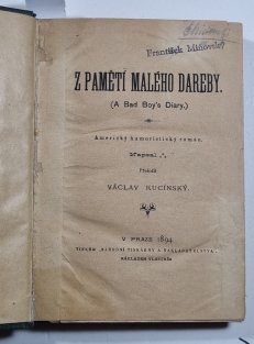 Z pamětí malého dareby / Drobné črty