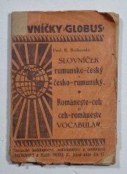 Slovníček rumunsko-český a česko-rumunský - 