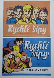 Rychlé šípy 1+2 omalovánky - 