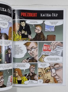 Galerie slovenských komiksů 2 - Prezident - kauza ČÁP - varianta Červený knír