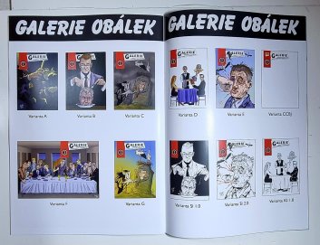 Galerie slovenských komiksů 2 - Prezident - kauza ČÁP - varianta Červený knír