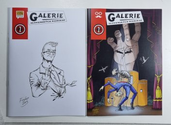 Galerie slovenských komiksů 2 - SADA (14 variant obálek)