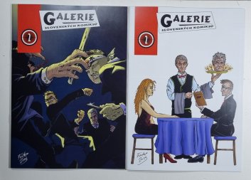 Galerie slovenských komiksů 2 - SADA (14 variant obálek)