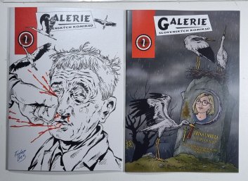 Galerie slovenských komiksů 2 - SADA (14 variant obálek)