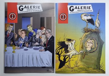 Galerie slovenských komiksů 2 - SADA (14 variant obálek)