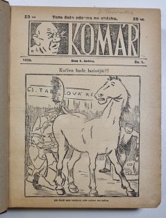 Komár - I. ročník 1925 (č. 1 - 50 + sylvestr)
