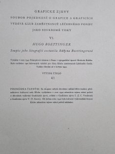 Hugo Boettinger - Grafické zjevy VI.